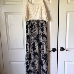 BEAUTIFUL RUFFLED MAXI DRESS